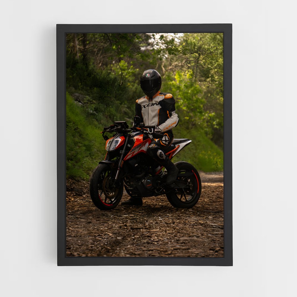 Poster noble duc – affiche KTM Moto (vue 2)